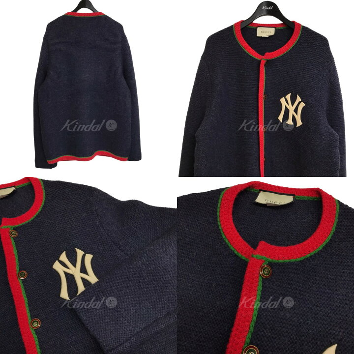楽天市場】【中古】GUCCI×NEW YORK YANKEES NYワッペンニット 