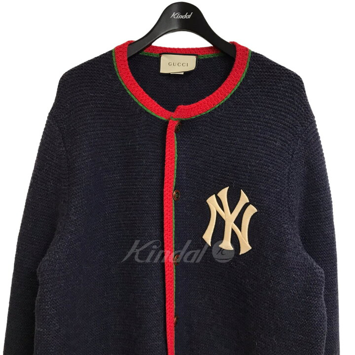 楽天市場】【中古】GUCCI×NEW YORK YANKEES NYワッペンニット  