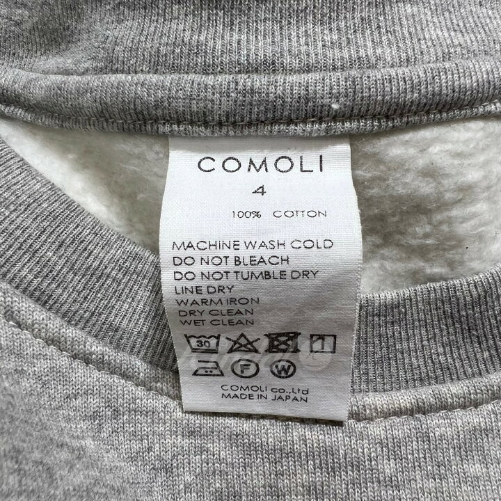 楽天市場】【中古】COMOLI コットン吊裏毛 クルーネックスウェット 