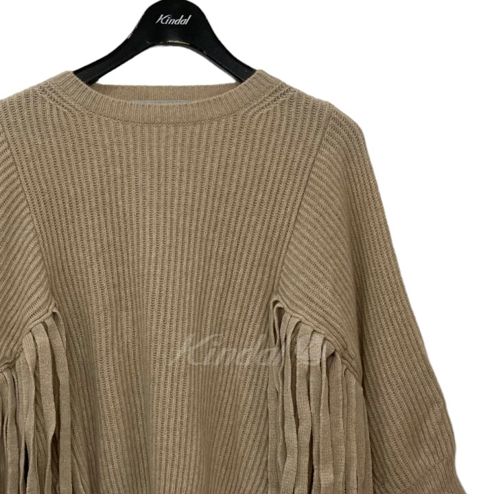 楽天市場】【中古】STELLA McCARTNEY フリンジニット ベージュ サイズ 