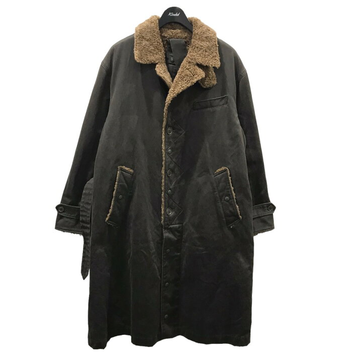楽天市場】【中古】Engineered Garments ボアコート カーキ  