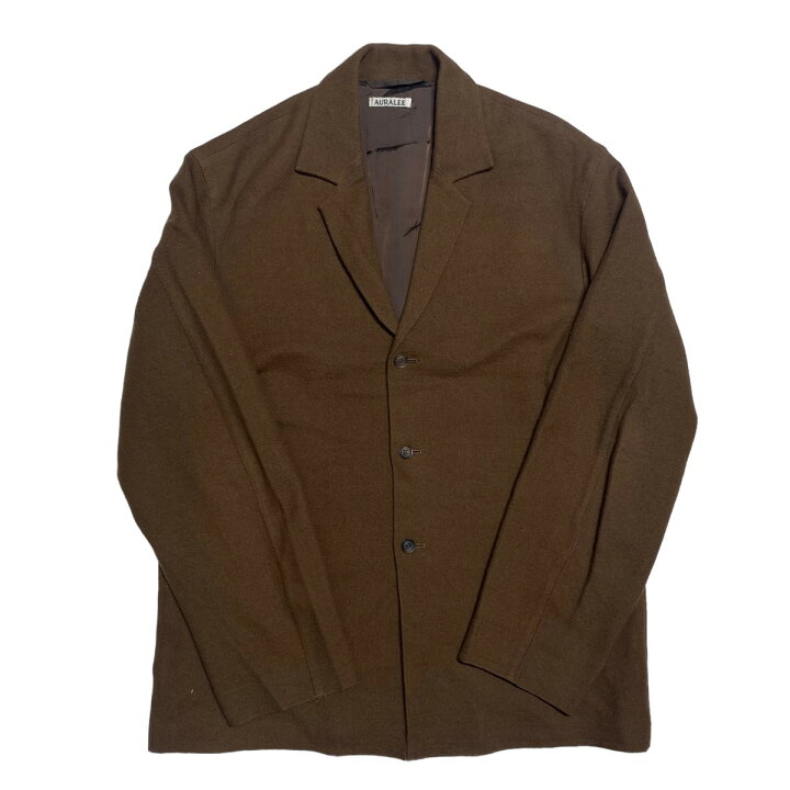 楽天市場】【中古】AURALEE SELVEDGE WOOL VIYELLA JACKET ニット 