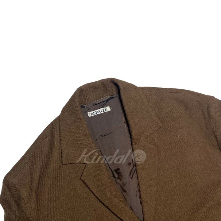 楽天市場】【中古】AURALEE SELVEDGE WOOL VIYELLA JACKET ニット 