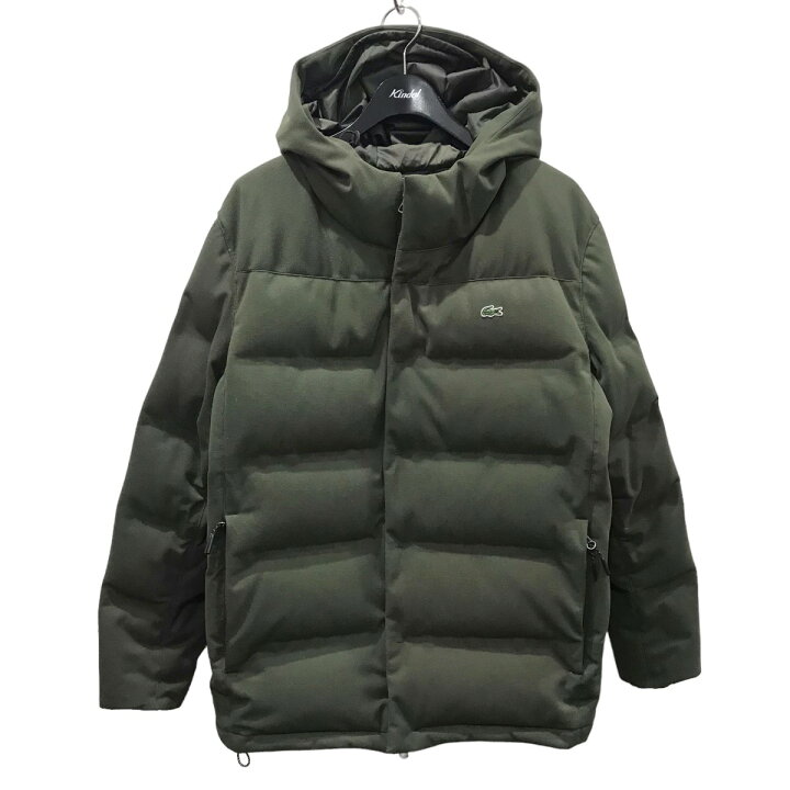 楽天市場】【中古】LACOSTE ピケダウンジャケット BH340EL グリーン 