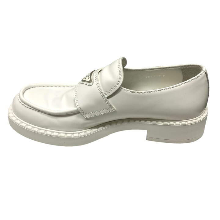 楽天市場】【中古】PRADA チョコレートブラッシュドレザーローファー 