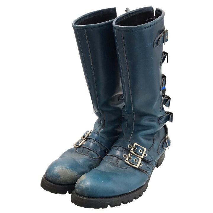 楽天市場】【中古】blackmeans「8 BUCKLEBOOTS」バックジップブーツ 