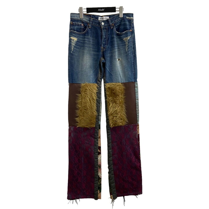 楽天市場】【中古】dirtybox archive異素材ドッキングデニムパンツ 