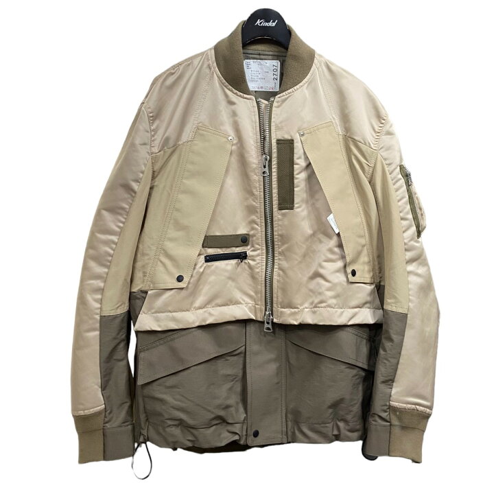 楽天市場】【中古】sacai 22SS｢Nylon Twill Mix Blouson｣ボンバー  