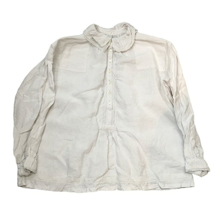 楽天市場】【中古】nest Robe 2023AW リネン×レース スモックブラウス 