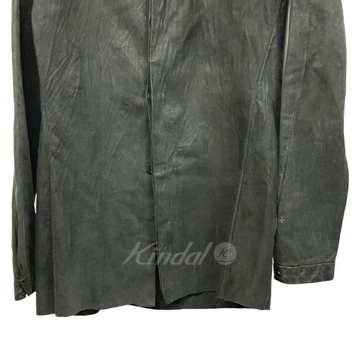 楽天市場】【中古】m．a+ レザーシャツ ブラック サイズ：- 【200923 