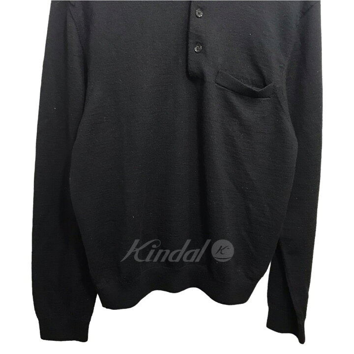 楽天市場】【中古】LEMAIRE ポロニットシャツ ブラック サイズ：XS 