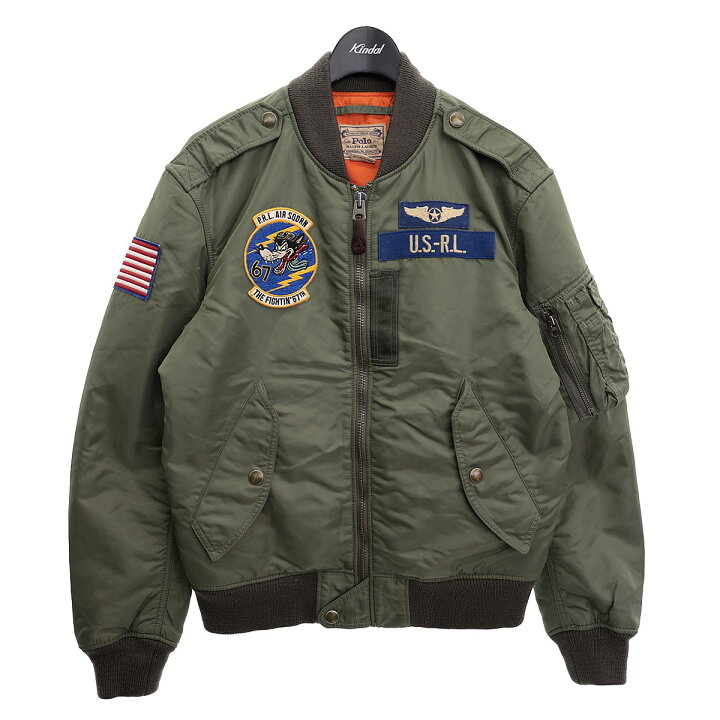 楽天市場】【中古】POLO RALPH LAUREN エポーレット MA-1フライト  