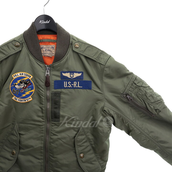 楽天市場】【中古】POLO RALPH LAUREN エポーレット MA-1フライト 