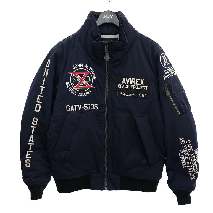 楽天市場】【中古】AVIREX 6182176／MA-1 GT-10 中綿フライト 