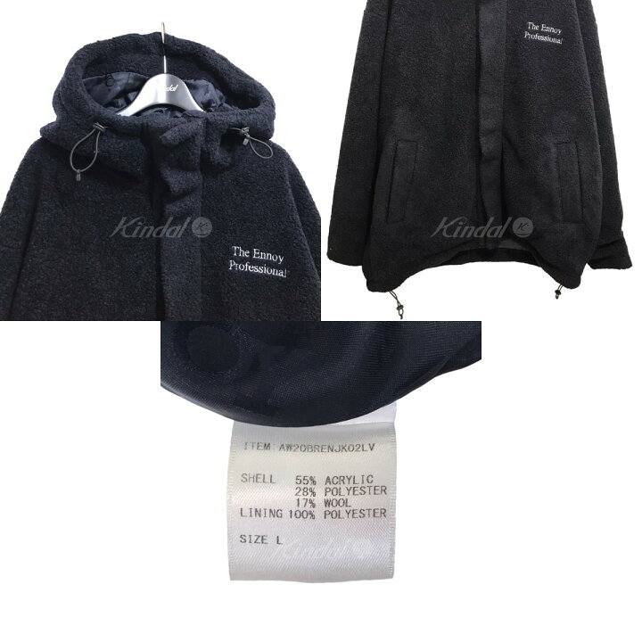 楽天市場】【中古】ENNOY｢BOA HOODED JACKET｣ ボアフーデット 