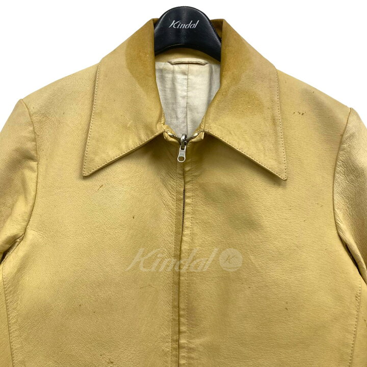 楽天市場】【中古】CAROL CHRISTIAN POELL レザージャケット イエロー 