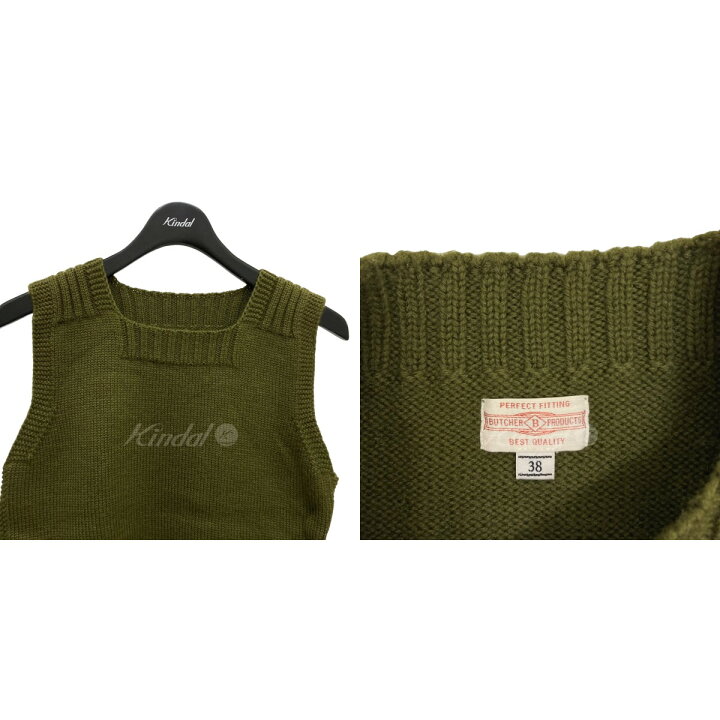 楽天市場】【中古】BUTCHER PRODUCTSウールニットベスト 「REDCROSS  