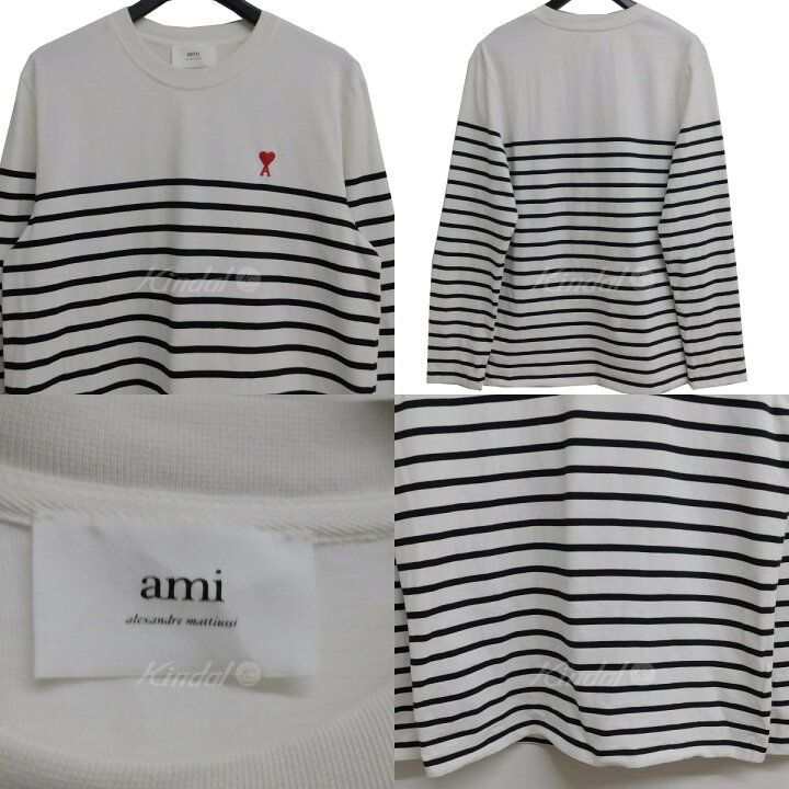 楽天市場】【中古】AMI Alexandre Mattiussi ボーダーロングスリーブT 