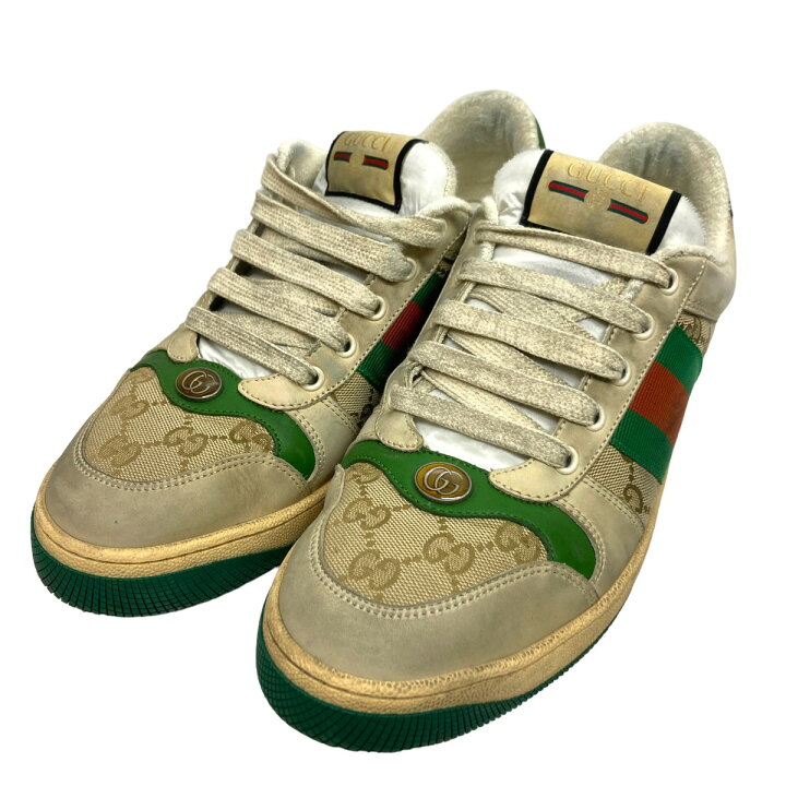 楽天市場】【中古】GUCCI ｢スクリーナー GGキャンバス＆レザー 