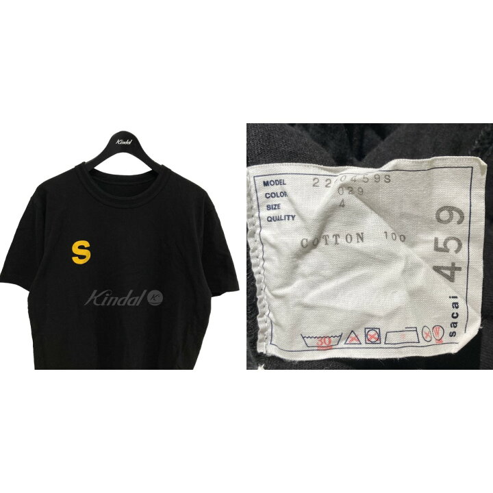 楽天市場】【中古】sacai 22SS 反転プリントロゴTシャツ 22-0459S  