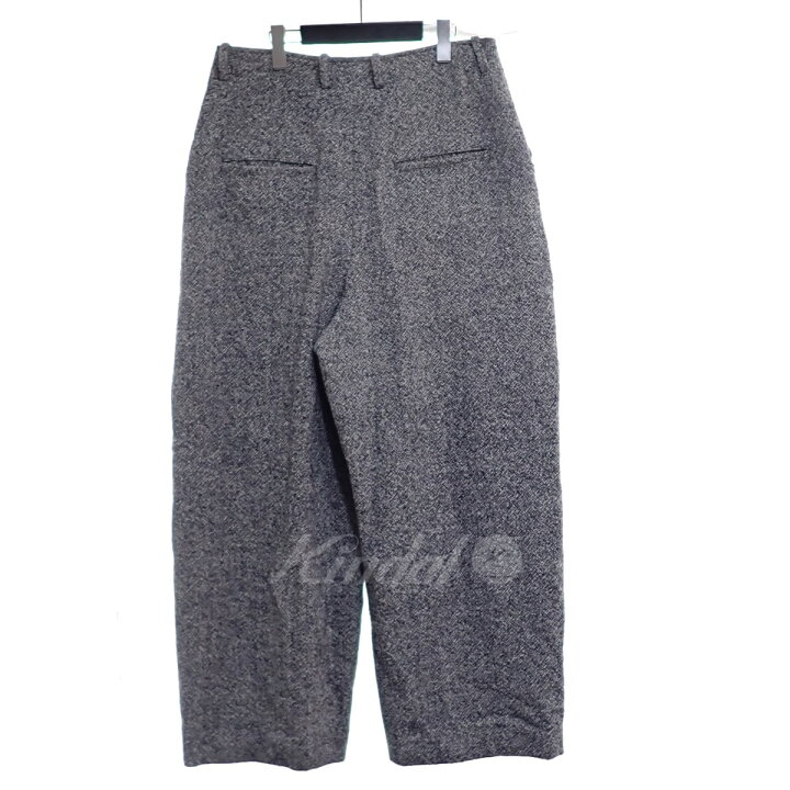 楽天市場】【中古】mina perhonen furrow ワイドパンツ ネイビー 