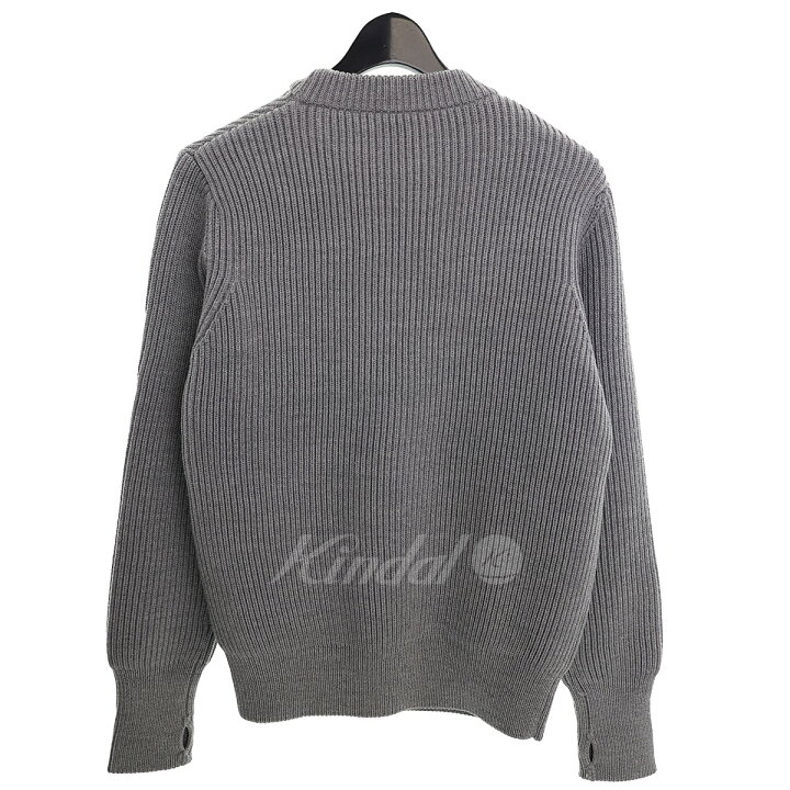 楽天市場】【中古】HYKE リブクルーネックセーター RIB CREWNECK 