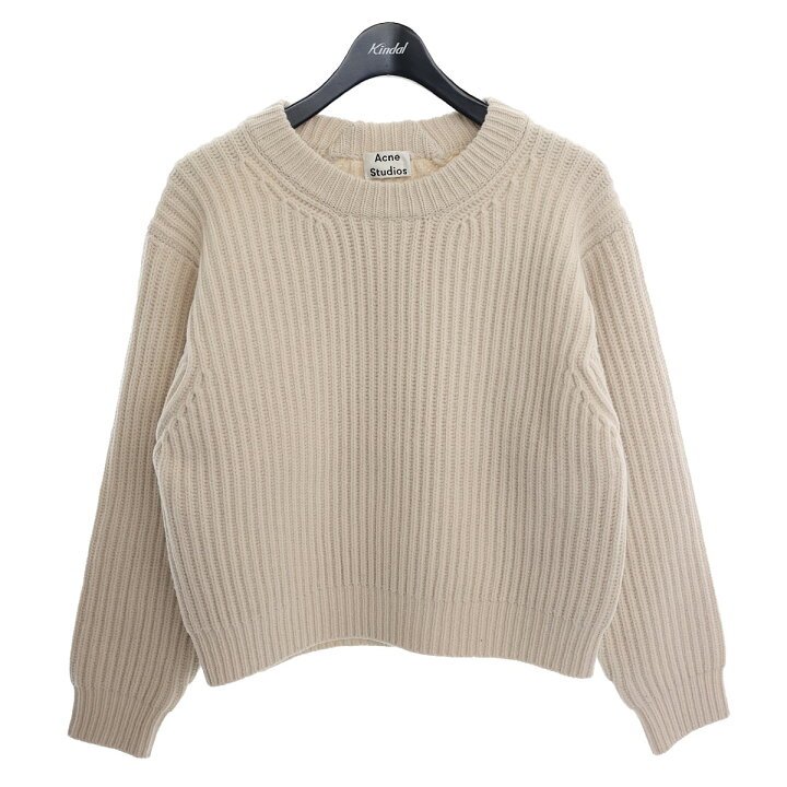 楽天市場】【中古】ACNE STUDIOS リブニットセーター アイボリー 