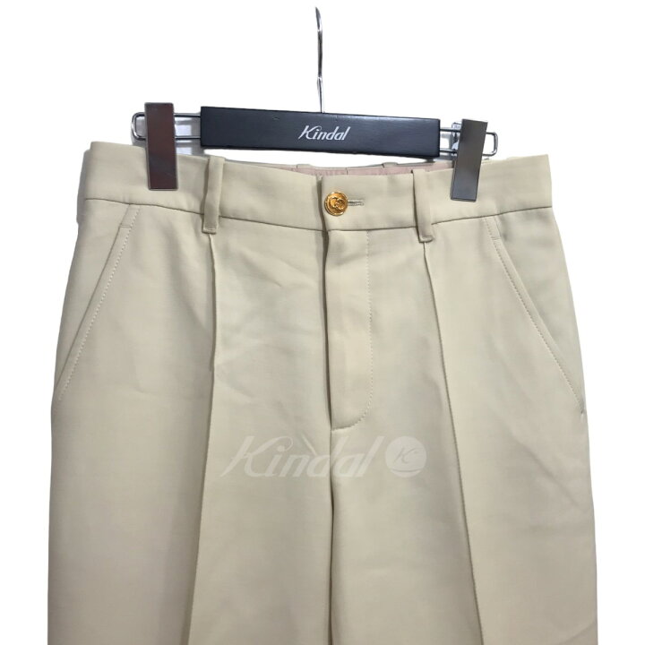 楽天市場】【中古】GUCCI 20SS ウールシルクフレアパンツ 