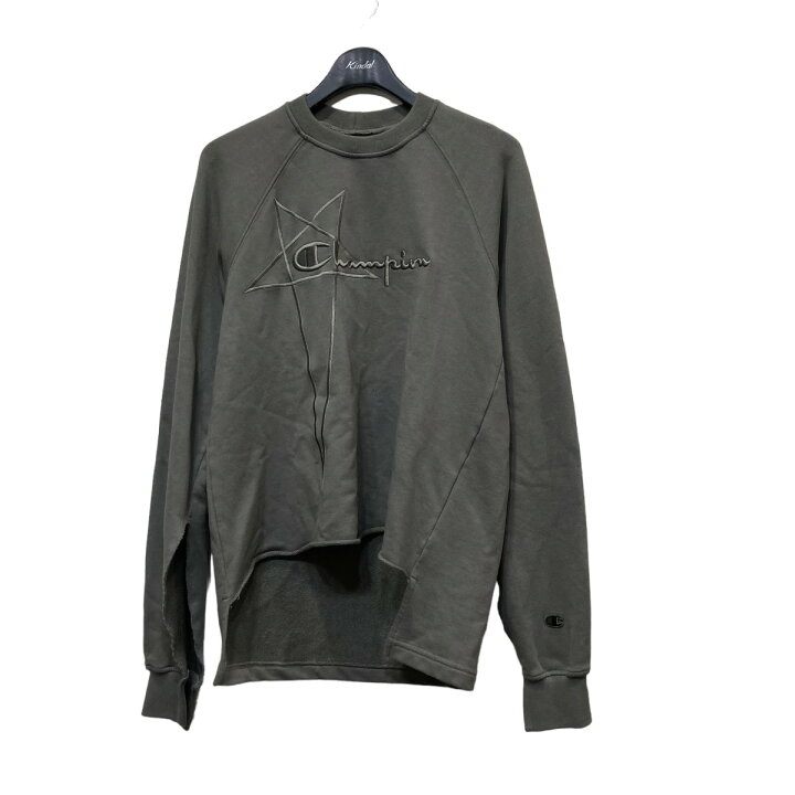 楽天市場】【中古】RICK OWENS×Champion刺繍スウェット ダスト サイズ  