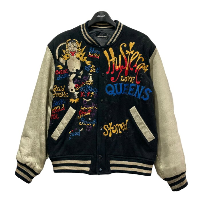 楽天市場】【中古】HYSTERIC GLAMOUR 90s 刺繍レザースタジャン  