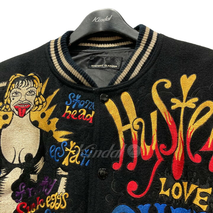 楽天市場】【中古】HYSTERIC GLAMOUR 90s 刺繍レザースタジャン 