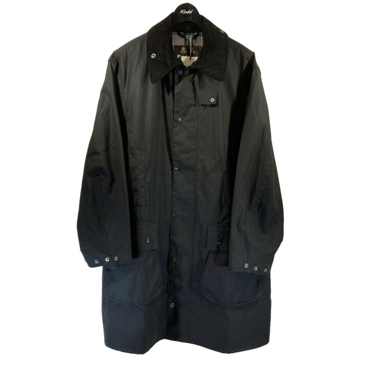 楽天市場】【中古】Barbour 22AW OS BORDER オイルドコート ブラック 