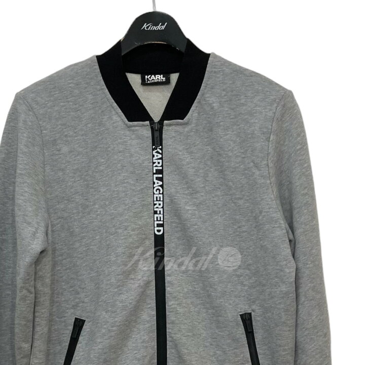 楽天市場】【中古】KARL LAGERFELDロゴ ジップアップ スウェット 