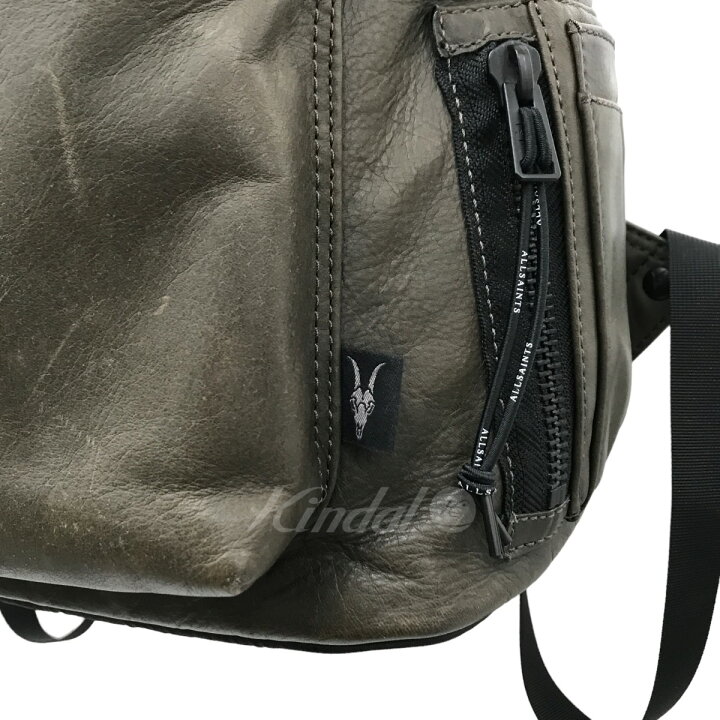 楽天市場】【中古】ALLSAINTSHAYES RUCKSACK レザーバックパック 
