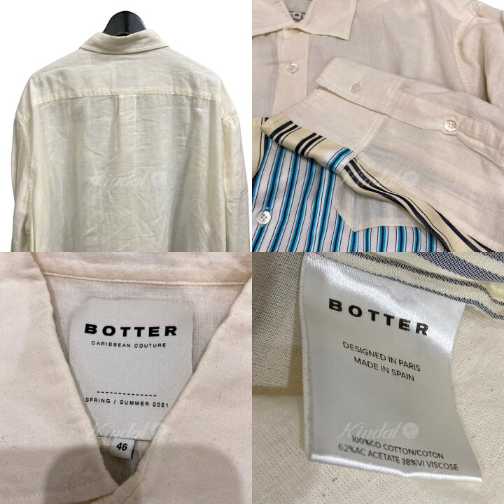 楽天市場】【中古】BOTTER｢SQUAREINCRUSTED SHIRT｣ストライプデザイン 