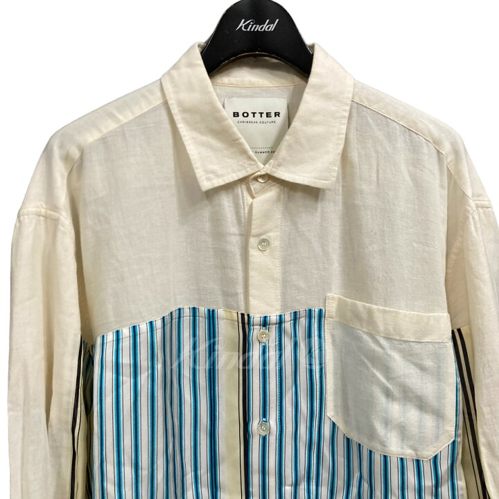 楽天市場】【中古】BOTTER｢SQUAREINCRUSTED SHIRT｣ストライプデザイン 