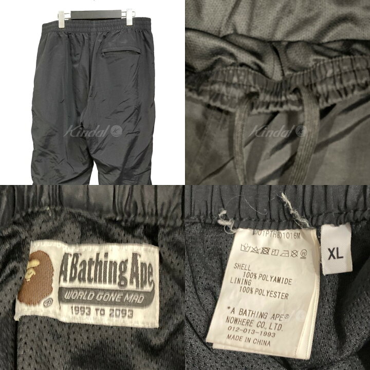 楽天市場】【中古】A BATHING APEナイロンパンツ ブラック サイズ：XL 