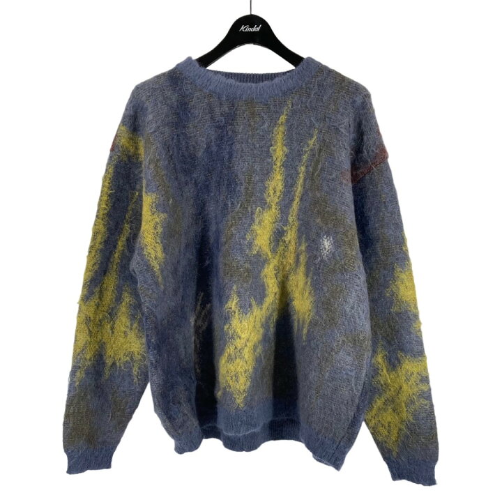 楽天市場】【中古】YOKE22AW STILL JACQUARD CREWNECK モヘアニット 