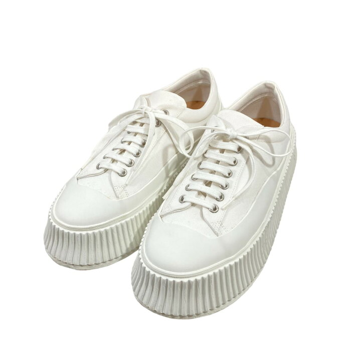楽天市場】【中古】JIL SANDER スニーカー リサイクルキャンバス 