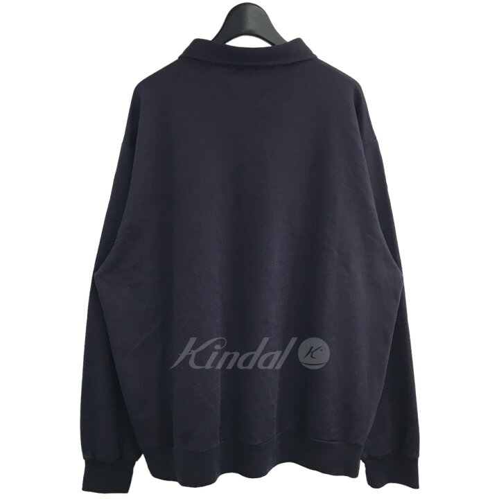 楽天市場】【中古】COMOLI ハーフジップスウェット ネイビー サイズ：3 