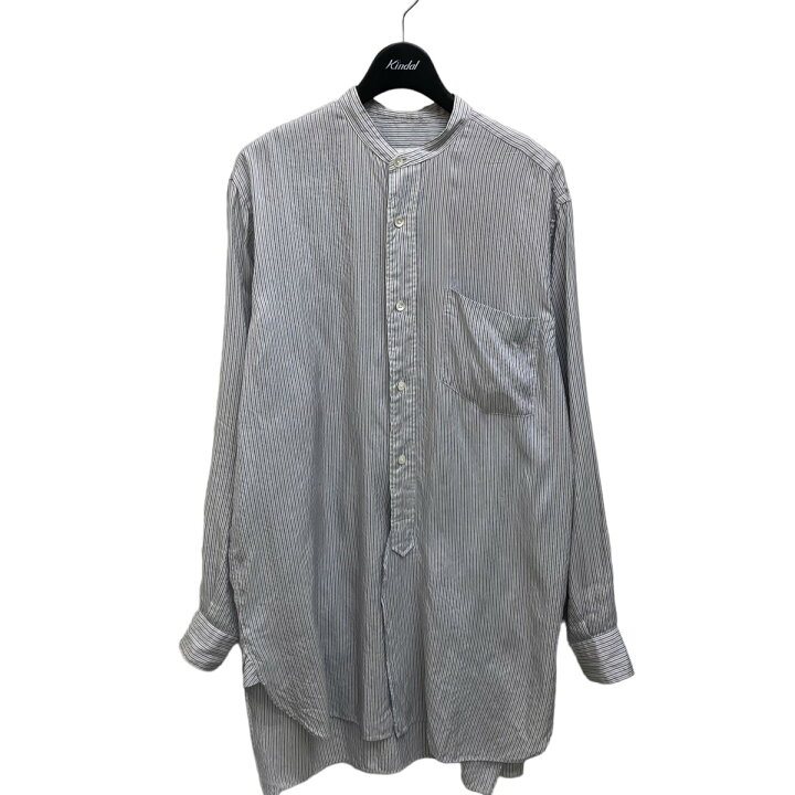 楽天市場】【中古】COMOLI シルクバンドカラーシャツ K01-02007 ブルー 
