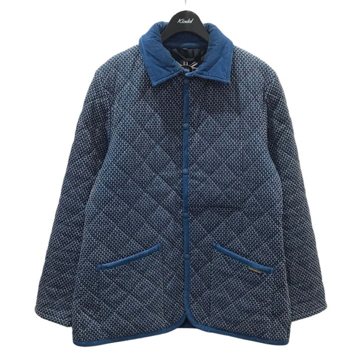 楽天市場】【中古】LAVENHAM × KUON藍染刺し子キルティングジャケット 