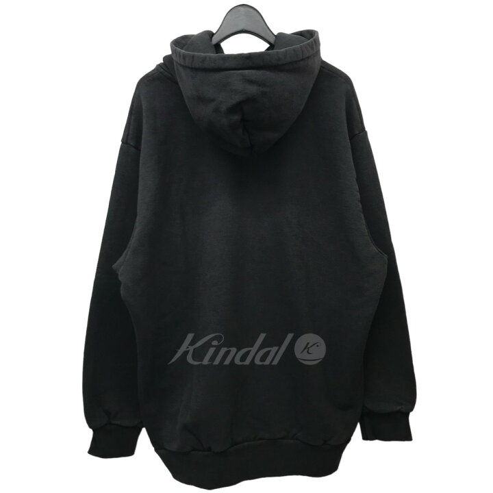 plllllleeeasse hooded sweatshirt BLACK