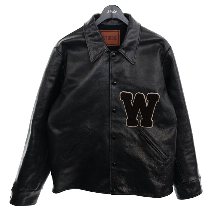 楽天市場】【中古】WEIRDO ロゴワッペンレザージャケット WRD-15-AW-01 