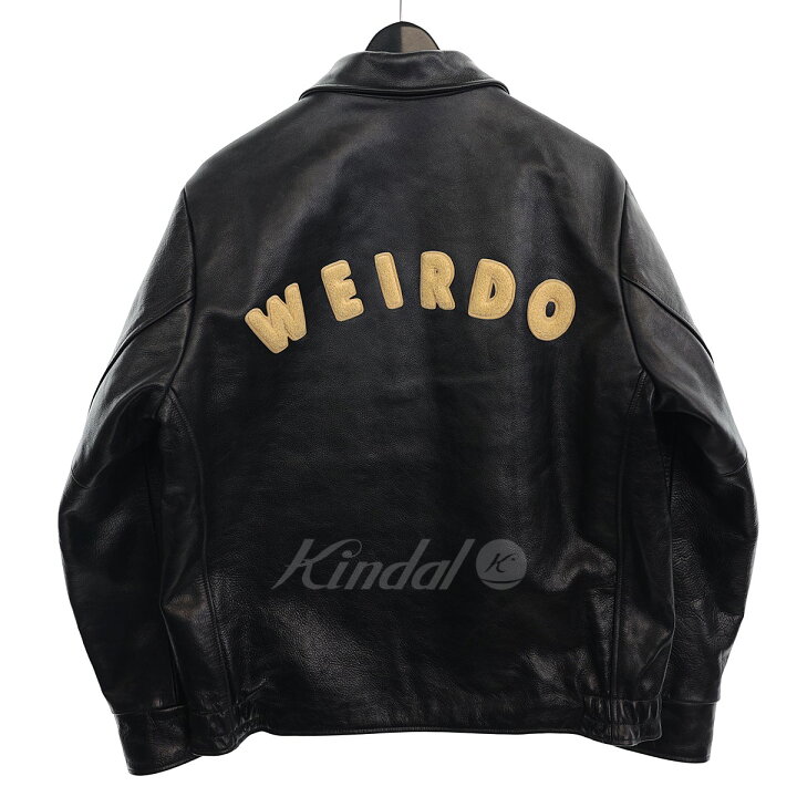 楽天市場】【中古】WEIRDO ロゴワッペンレザージャケット WRD-15-AW-01 