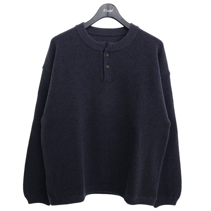楽天市場】【中古】crepuscule Moss stitch henley neck ヘンリー 