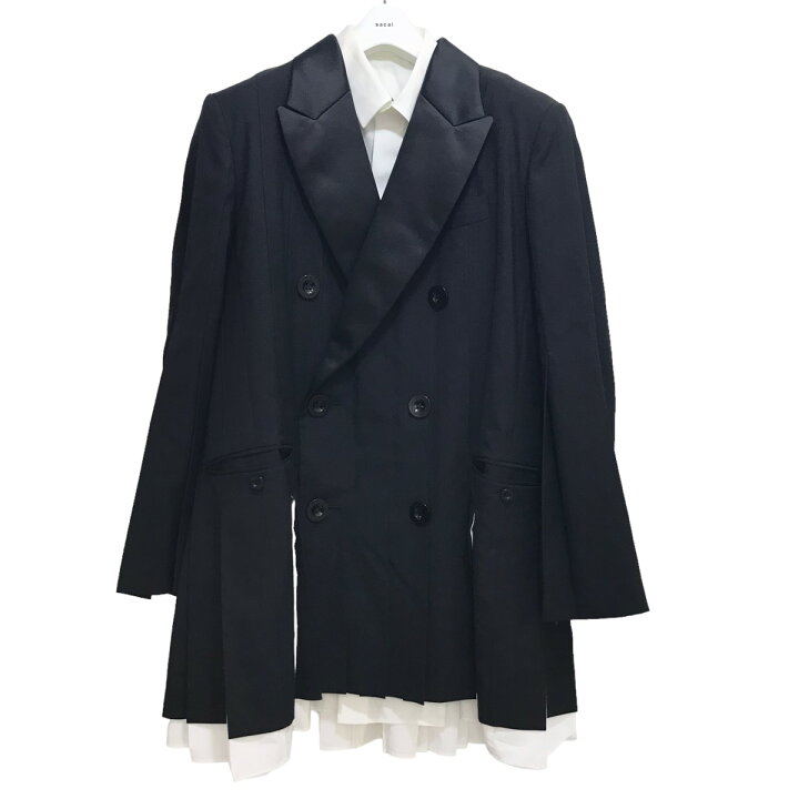 楽天市場】【中古】sacai 23SS｢Suiting x Cotton Poplin Jacket｣スー 