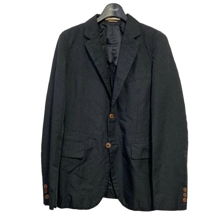 HOMME PLUS 2018AW ポリ縮絨ねじれジャケット XS