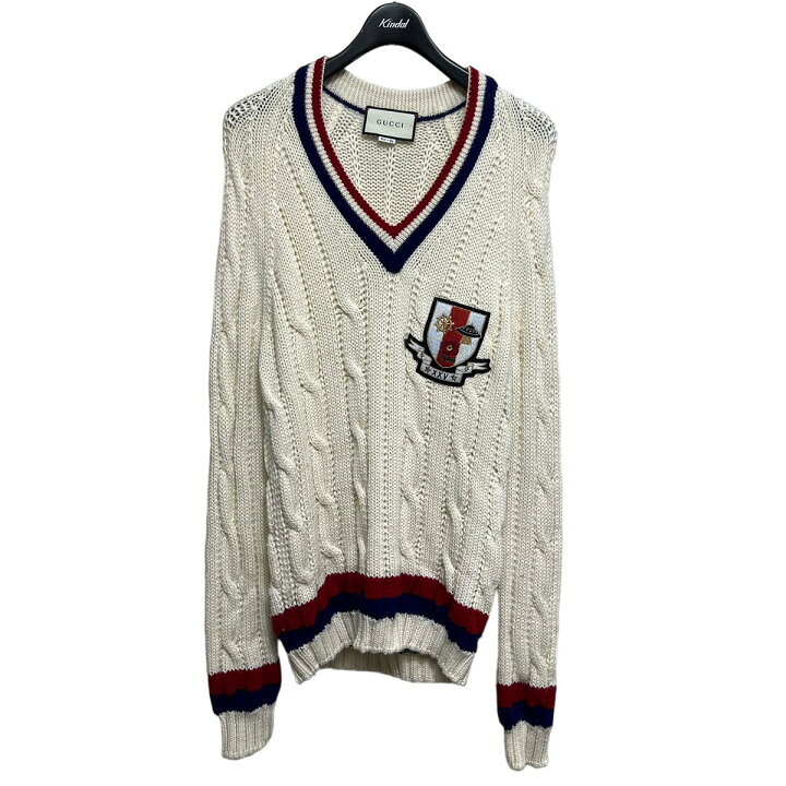 楽天市場】【中古】GUCCI 2017SS ケーブルニットセータークレスト付き 