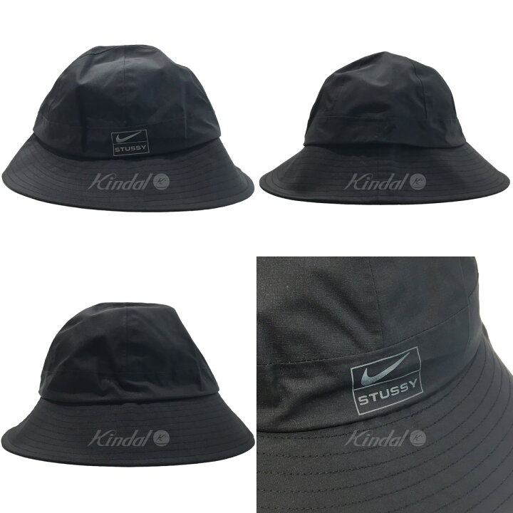 楽天市場】【中古】Stussy × NIKE バケットハット ブラック サイズ：L 